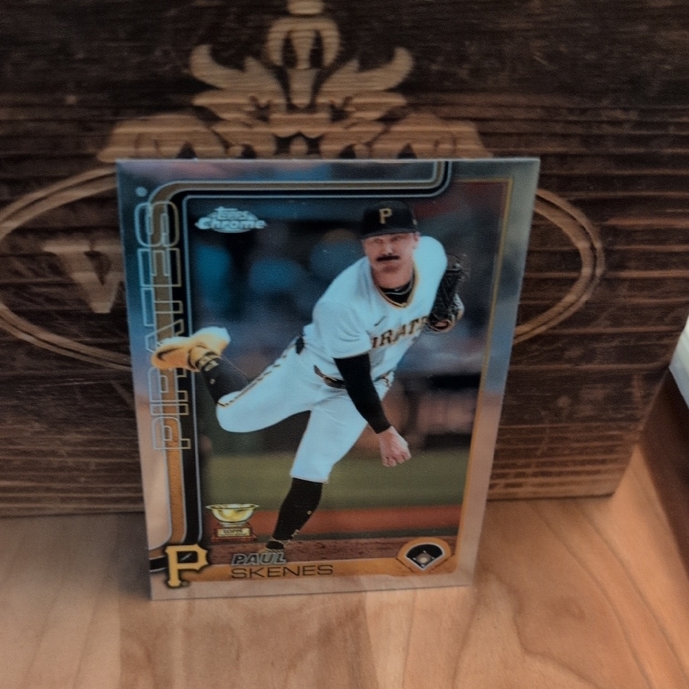 2025 Topps Chrome Paul Skenes Rookie Cup Card Pirates